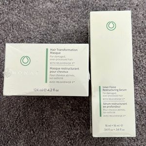 Monat sealed Hair Transformation Serum and Inner Force Restructuring Serum